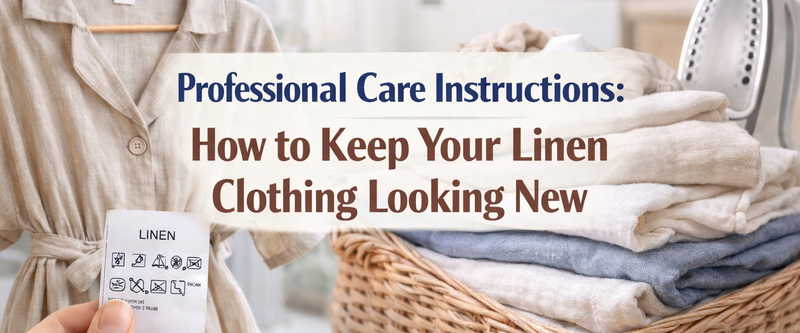 Professional Care Instructions: How to Keep Your Linen Clothing Looking New