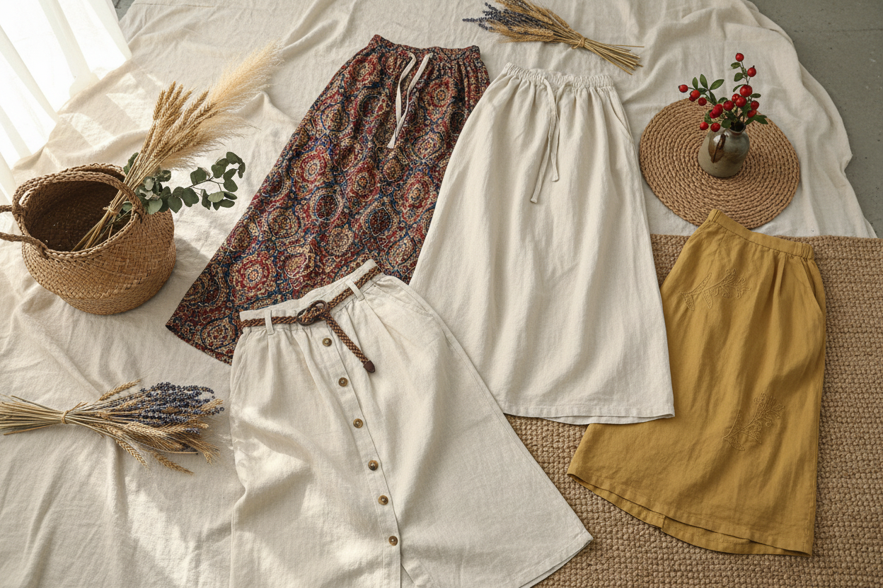 How to Style a Linen Skirt: 10 Outfit Ideas for Every Occasion