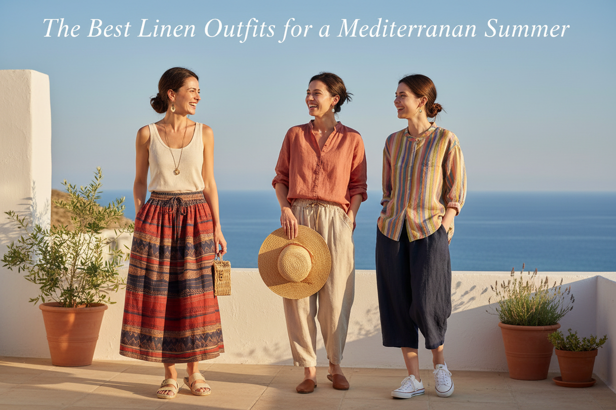The Best Linen Outfits for a Mediterranean Summer