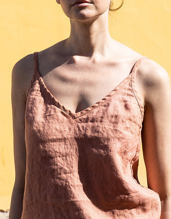 Summer U-neck / V-neck Linen Camisoles