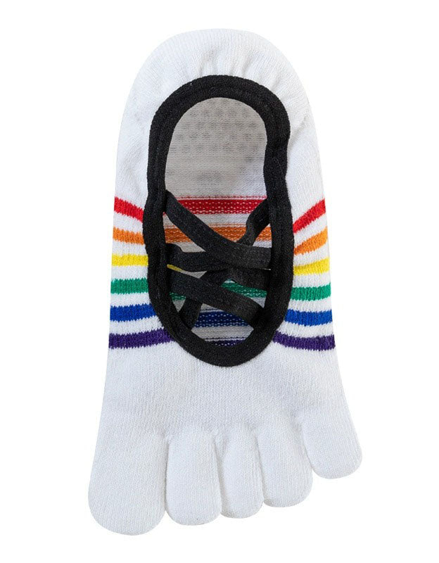 Five finger socks women grip sole workout yoga socks