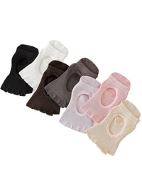 Open top yoga socks for pilates and home use
