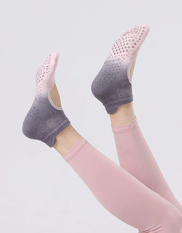 breathable grip socks for pilates and barre