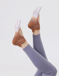 Women using grip toe socks for pilates and home workout