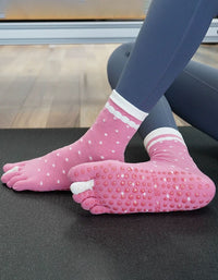 Women’s Non Slip Yoga Socks Five Toe Grip Pilates
