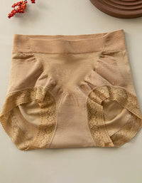 Women Everyday Cotton Underwear with Lace Detail