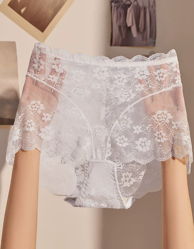 Breathable Floral Lace Panties for Women – Comfortable Everyday Lingerie