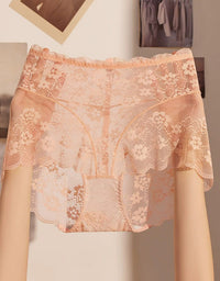 5 Pieces Women Soft Stretch Floral Lace Underwear