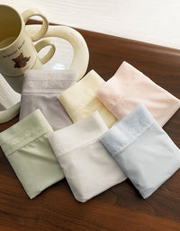 Soft Breathable Cotton Women’s Underwear with Lace Detail