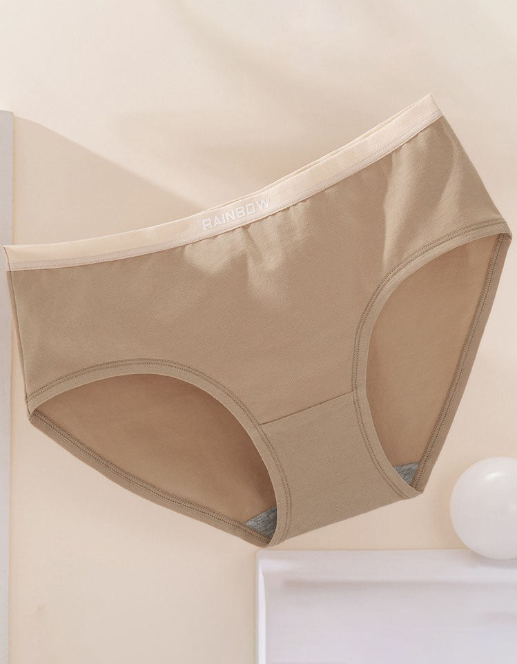 Khaki Women’s Cotton Panties Pack – Soft, Breathable & Stretchy