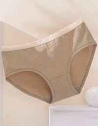Khaki Women’s Cotton Panties Pack – Soft, Breathable & Stretchy
