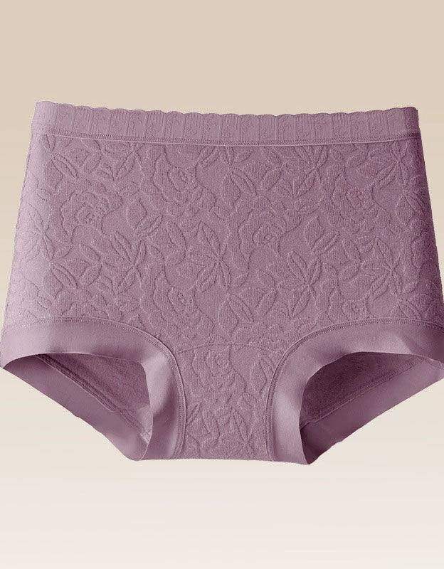 Soft Stretch Floral Jacquard Women Boyshort Panty