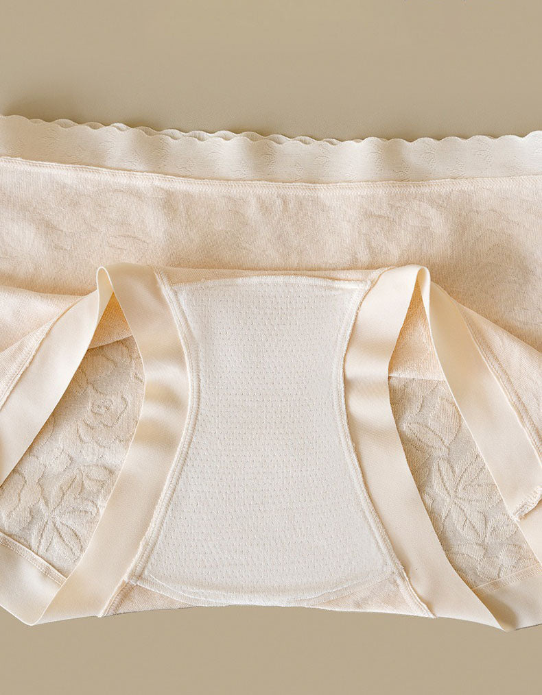 Seamless waistband detail on women underwear