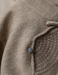 Autumn Loose Retro Diagonal Embroidered Sweater