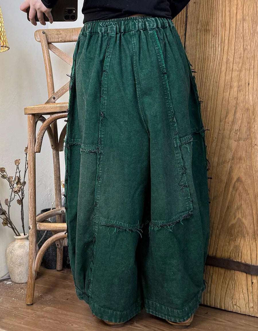Autumn Retro Loose Denim Harem Pants