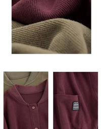 Autumn Women Plus Size Comfy Casual Cotton Jacket