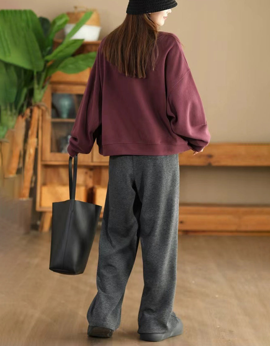 Autumn Women Plus Size Comfy Casual Cotton Jacket