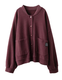 Autumn Women Plus Size Comfy Casual Cotton Jacket