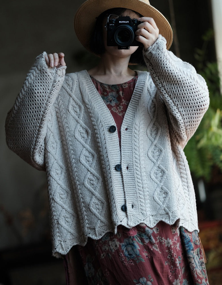 Autumn Women's Loose Casual Sweater Cardigan