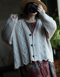 Autumn Women's Loose Casual Sweater Cardigan