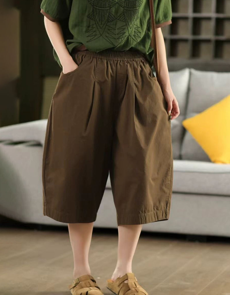 Boho Casual Wide Leg Shorts