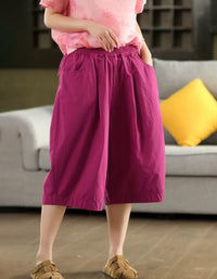 Boho Casual Wide Leg Shorts