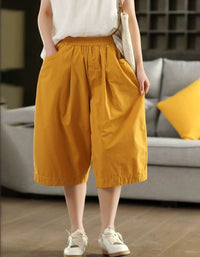 Boho Casual Wide Leg Shorts