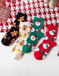2 Pairs Women’s Christmas Cartoon Socks