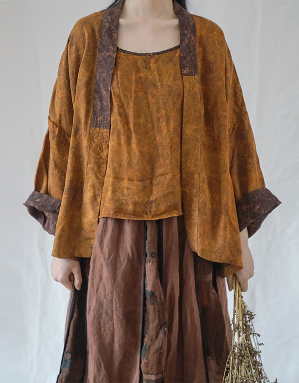 Handmade Embroidery Vintage Loose Hanfu Cardigan