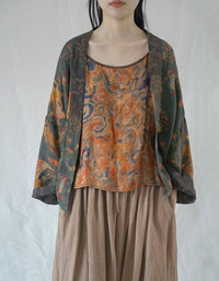 Handmade Embroidery Vintage Loose Hanfu Cardigan