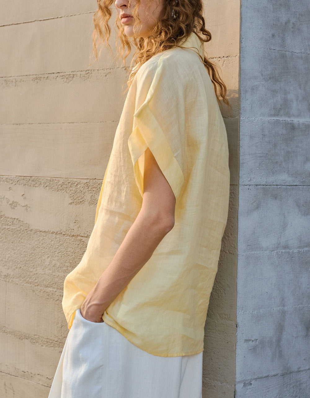 Breathable Linen Short Sleeve Shirt Women Casual