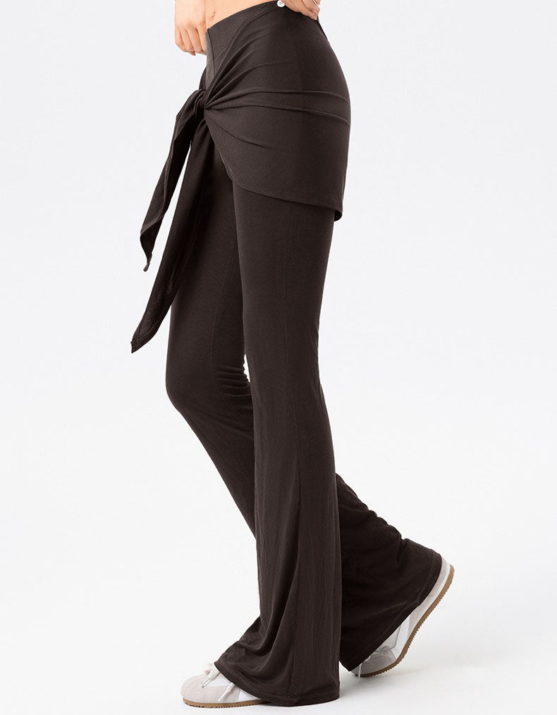 High Waist Stretch Flare Pants Women Yoga Fitness