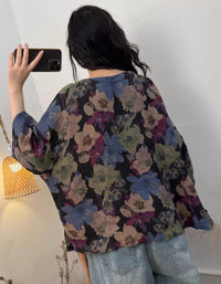 Casual Oversized Floral Spring Summer Shirt