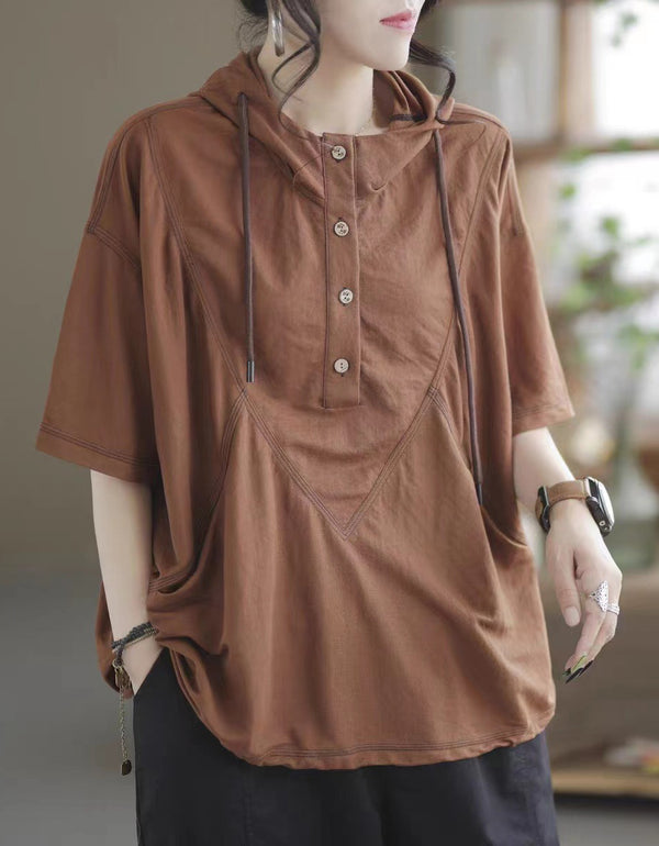 Casual Oversized Hoodie T-Shirt