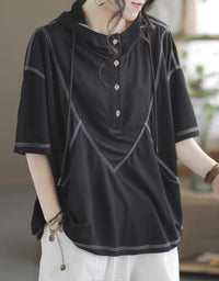 Casual Oversized Hoodie T-Shirt