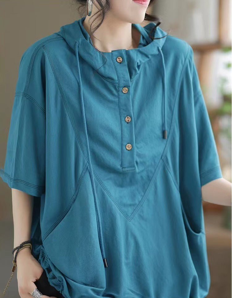 Casual Oversized Hoodie T-Shirt