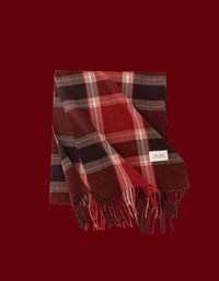 Christmas Warm Soft Plaid Pattern Winter Scarf