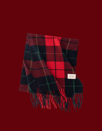 Christmas Warm Soft Plaid Pattern Winter Scarf