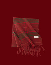Christmas Warm Soft Plaid Pattern Winter Scarf