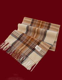 Christmas Warm Soft Plaid Pattern Winter Scarf