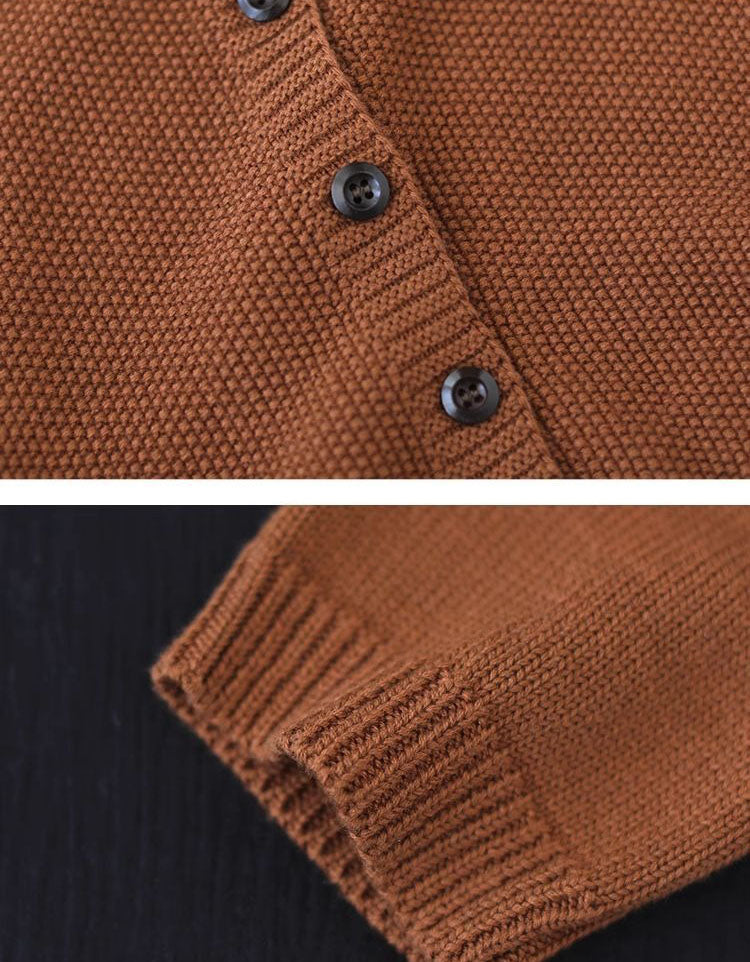 Women's Comfortable Floral Embroidery Cardigan Sweater