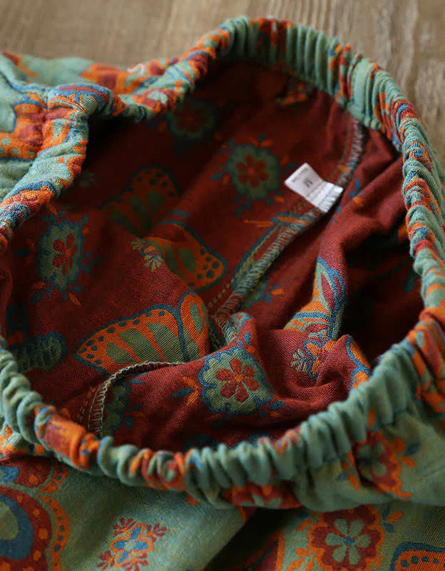 Comfortable Loose Butterfly Cotton Loungewear Set