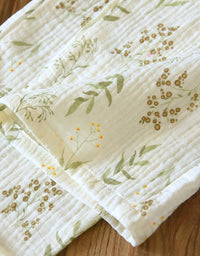 Comfortable Loose Floral Organic Cotton Pajama Set