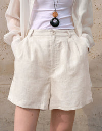 Comfortable Linen Shorts Women Summer Style