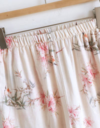 Comfortable Pure Cotton Floral Kimono Pajama Set