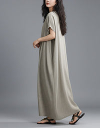 Summer Loose Long Dress for Women with Comfortable Fit