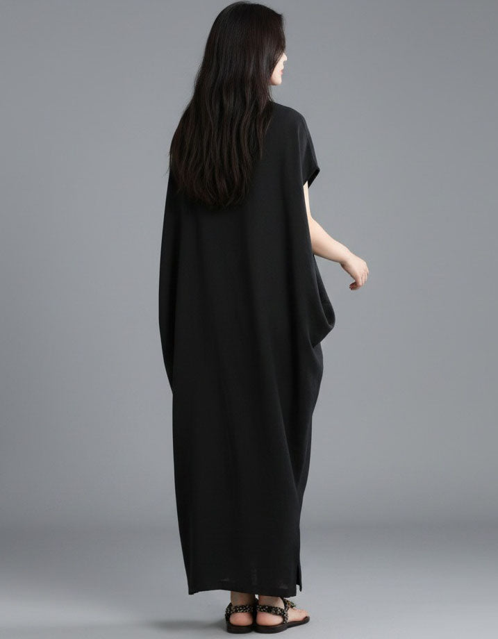 Casual oversized summer linen dress for women