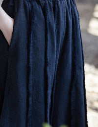 Comfortable Wide Leg Linen Pants for Women