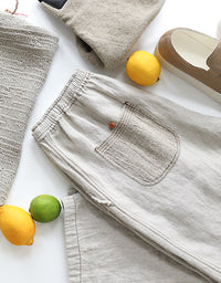 Eco-Friendly Vintage-Inspired Linen Pants