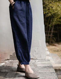Effortles Relaxed Fit Boho Chic Linen Pants
